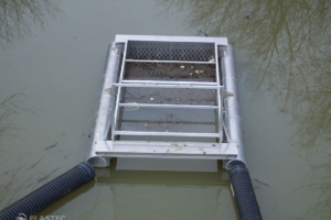 Floating trash debris control