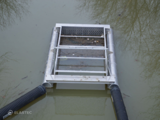 Floating trash debris control