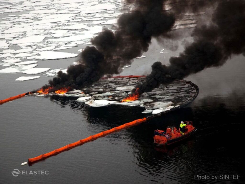 American Fireboom in the arctic