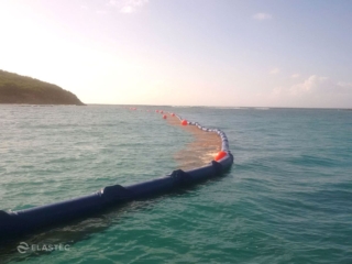 Beach Bouncer stopping sargassum