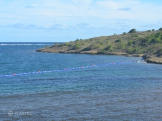 Sargassum seaweed barrier