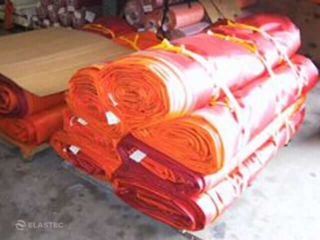 Tarpaulins ready for shipping
