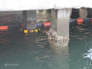 Tether system under dock