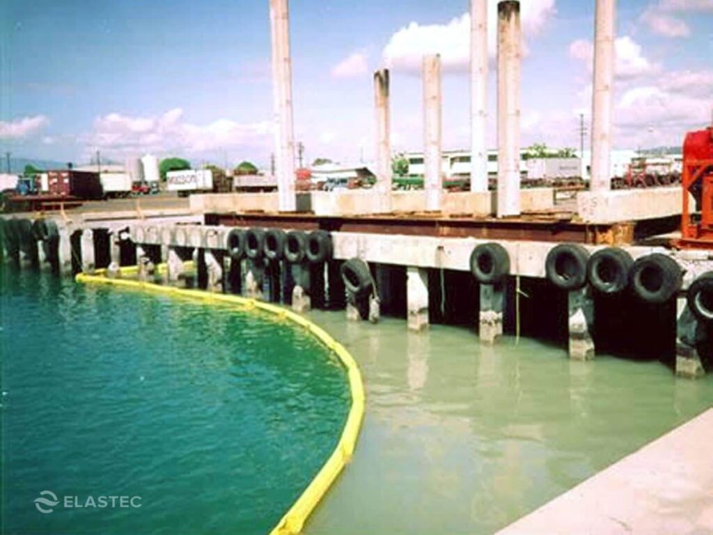 Type 1 Stillwater turbidity curtain dock