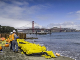 Type 3 Ruffwater Screen turbidity curtain