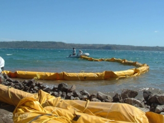Type 3 turbidity curtain deployment