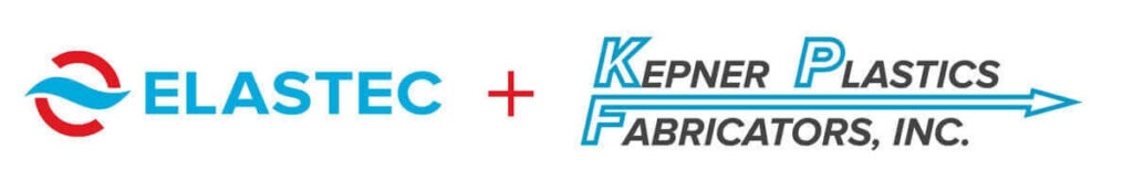 Logos von Elastec und Kepner Plastics Fabricators