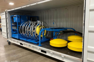 OceanSkater weir skimmer in trailer