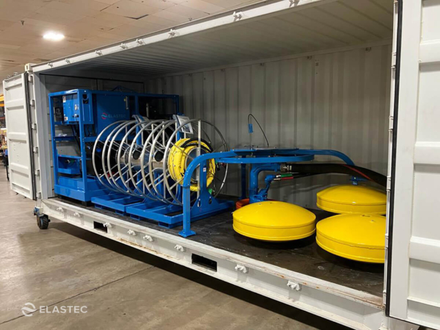 OceanSkater weir skimmer in trailer