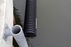 Trash and debris barrier for water intake protection
