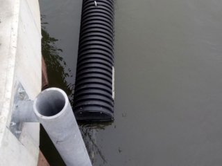 Trash and debris barrier for water intake protection