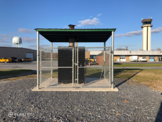 Airport waste incinerator