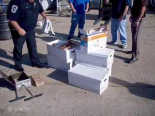 Confiscated evidence drugs