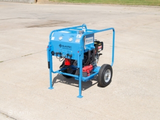 D10 power unit with drop handles lowered