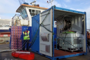 Dispersant spray system in container in UK