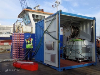 Dispersant spray system in container in UK