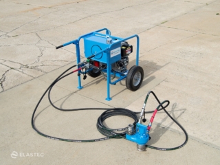 Elastec D7 power unit and E150 pump