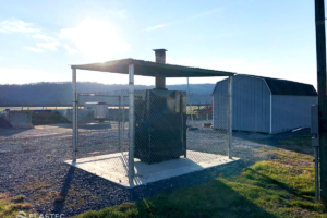 Food waste incinerator for airports