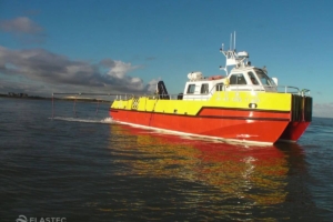 Système de pulvérisation de dispersant Elaspray sur un bateau