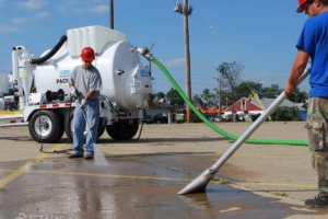 Estacionamento de limpeza de reboque a vácuo PACS