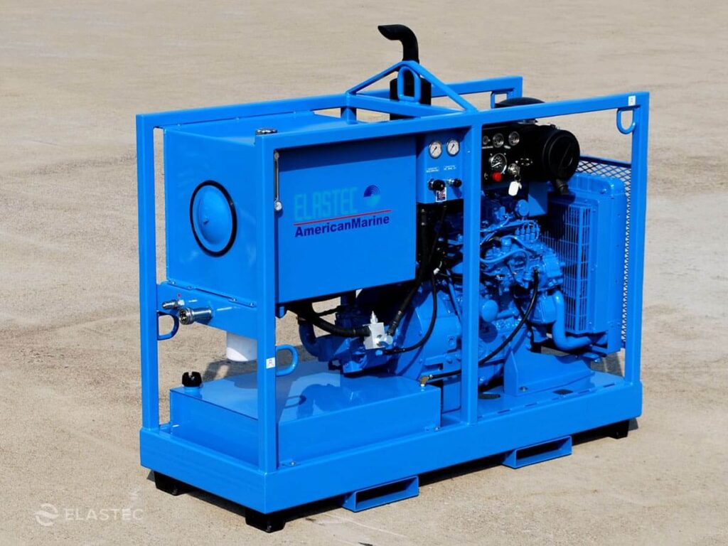 Power unit for oil spill response