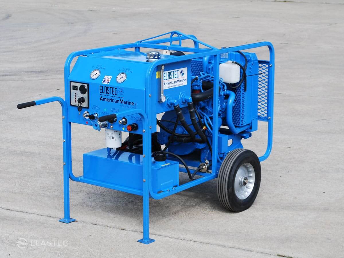 Elastec diesel hydraulic power unit