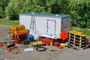 Oil spill response trailer equipment detail