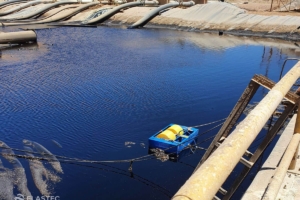 Skimmer für industrielle Bergbauteiche