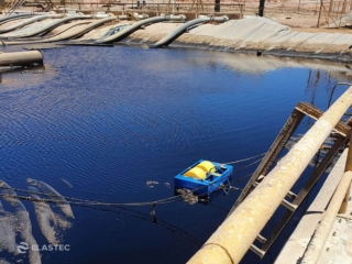 Industrial mining pond skimmer