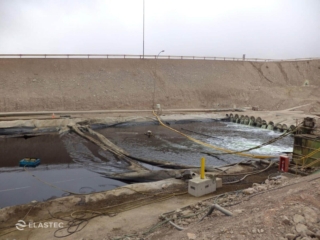 Industrial raffenate skimmer