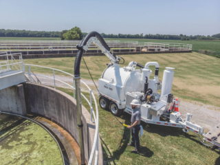 Municipal vacuum trailer system