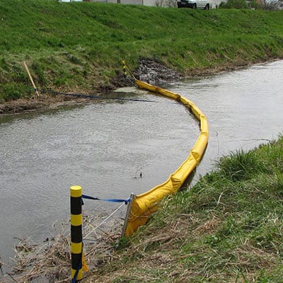 Barreira de equipamento para lagoa Optimax