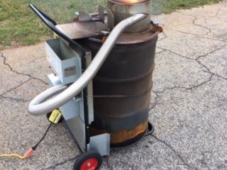 Police drug burner