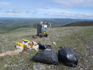 Small camp incinerator