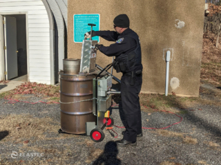 Small incinerator for law enforcement