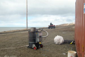SmartAsh incinerator in Tanunak, Alaska