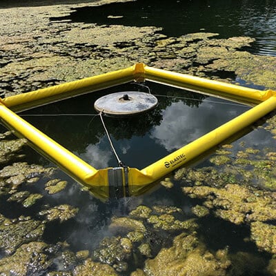 SuperSwamp pond management barrier