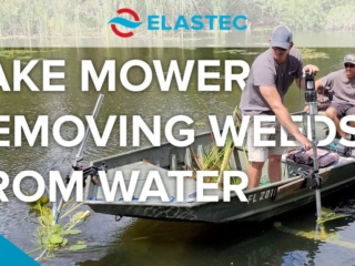 Jenson Lake Mower coupe les mauvaises herbes aquatiques