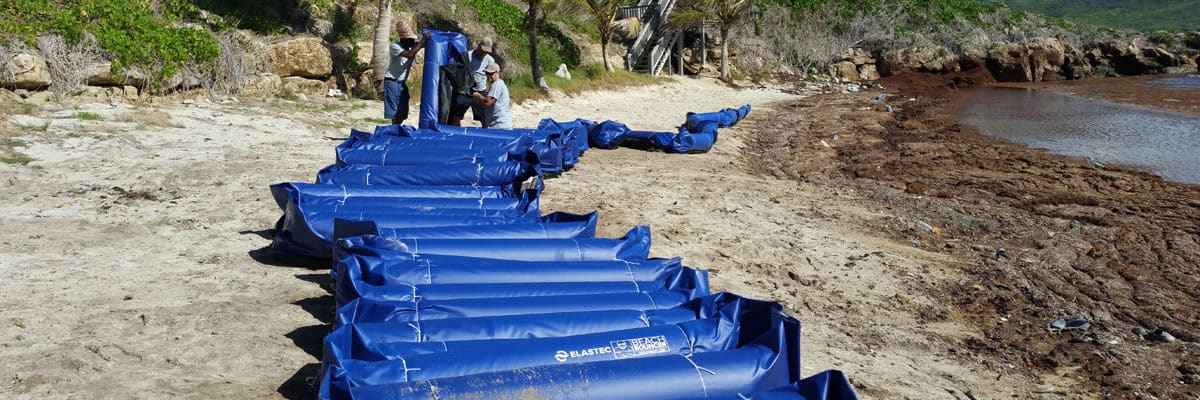 Melhorias na barreira do Beach Bouncer