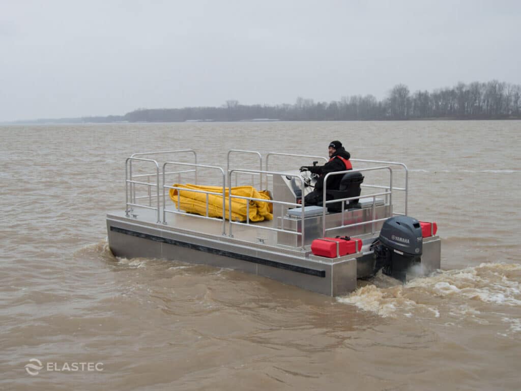 Barco de trabajo plataforma Elsatec