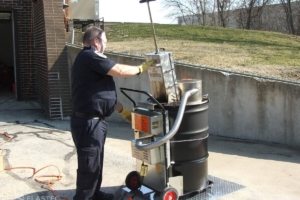 Law enforcement drug incinerator