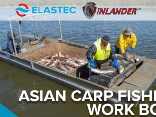 ELASTEC Inlander Work Boat pour la pêche à la carpe asiatique