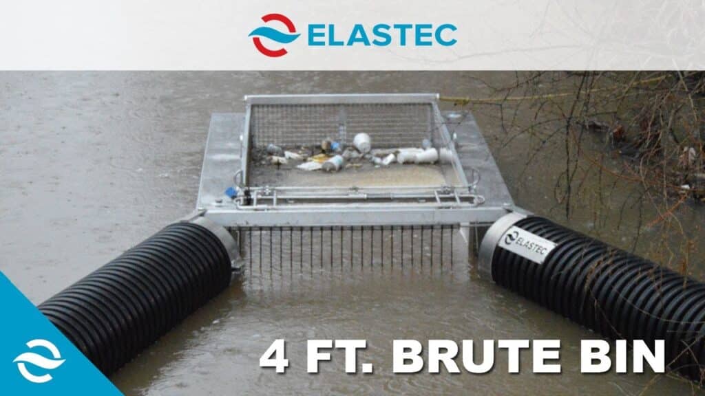 Elastec 4ft Brute Bin Floating Trash Collection Device