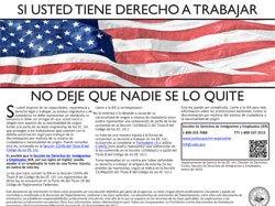 Derecho al trabajo en español