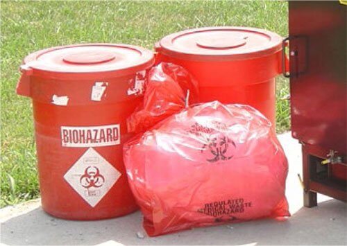 Bio-hazard containers