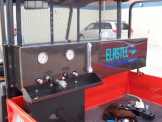 ATV with hydraulic control system