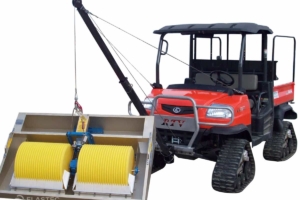 ATV lifting oil skimmer for spill response