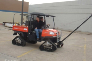 Multi-purpose ATV with lifting pole