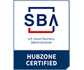 Logo certyfikowane przez SBA HUBZone