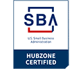 شعار معتمد من SBA HUBZone